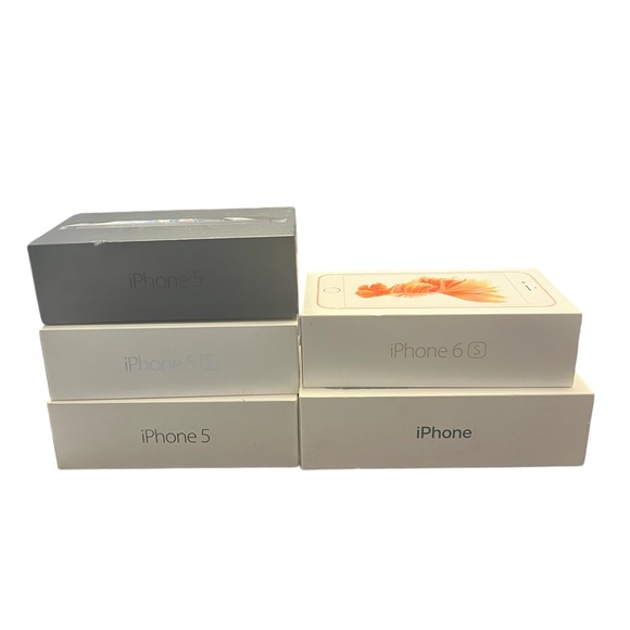 Lot of 5 EMPTY Assorted Apple iPhone boxes - Picture 2 of 10